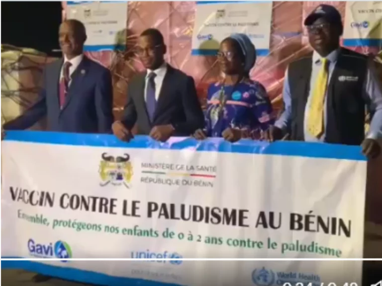 Le Bénin réceptionne 215.900 doses de vaccins antipaludiques