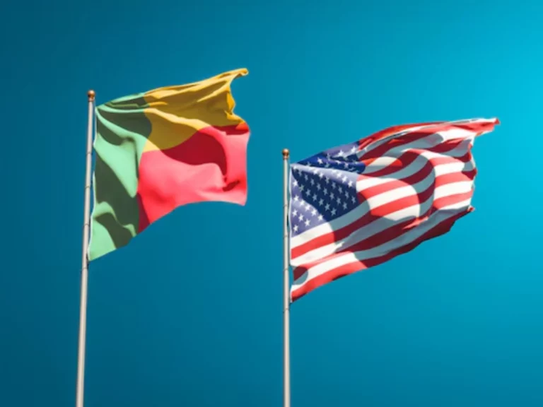 Drapeau Bénin - USA